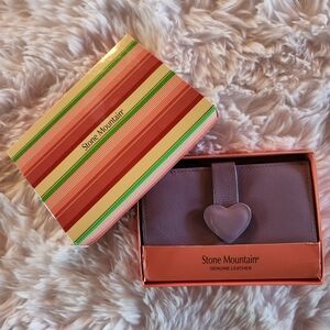 Stone Mountain Purple Leather Wallet